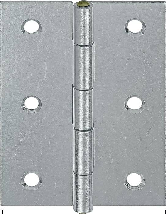 Scharnier H.100mm B.72mm S.1,6mm STA blau verz.gerollt,schmal VORMANN