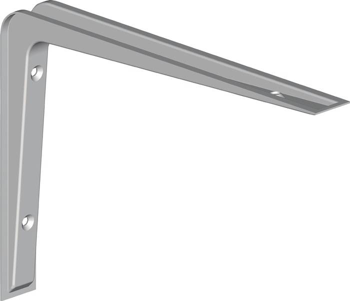 Anschraubwinkel L.155mm H.220mm Stahlbl.Trgf.24kg