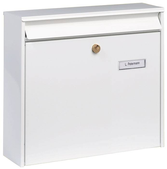 Briefkasten Potsdam 877 W H.322mm B.362mm T.100mm weiß STA DIN C4 BURG-WÄCHTER