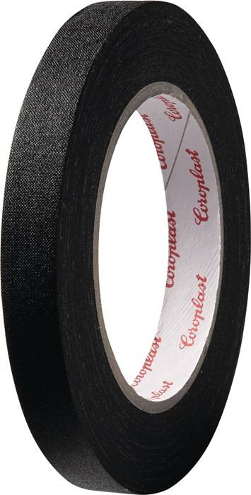 Gewebeklebeband 800 schwarz L.25m B.19mm Rl.COROPLAST