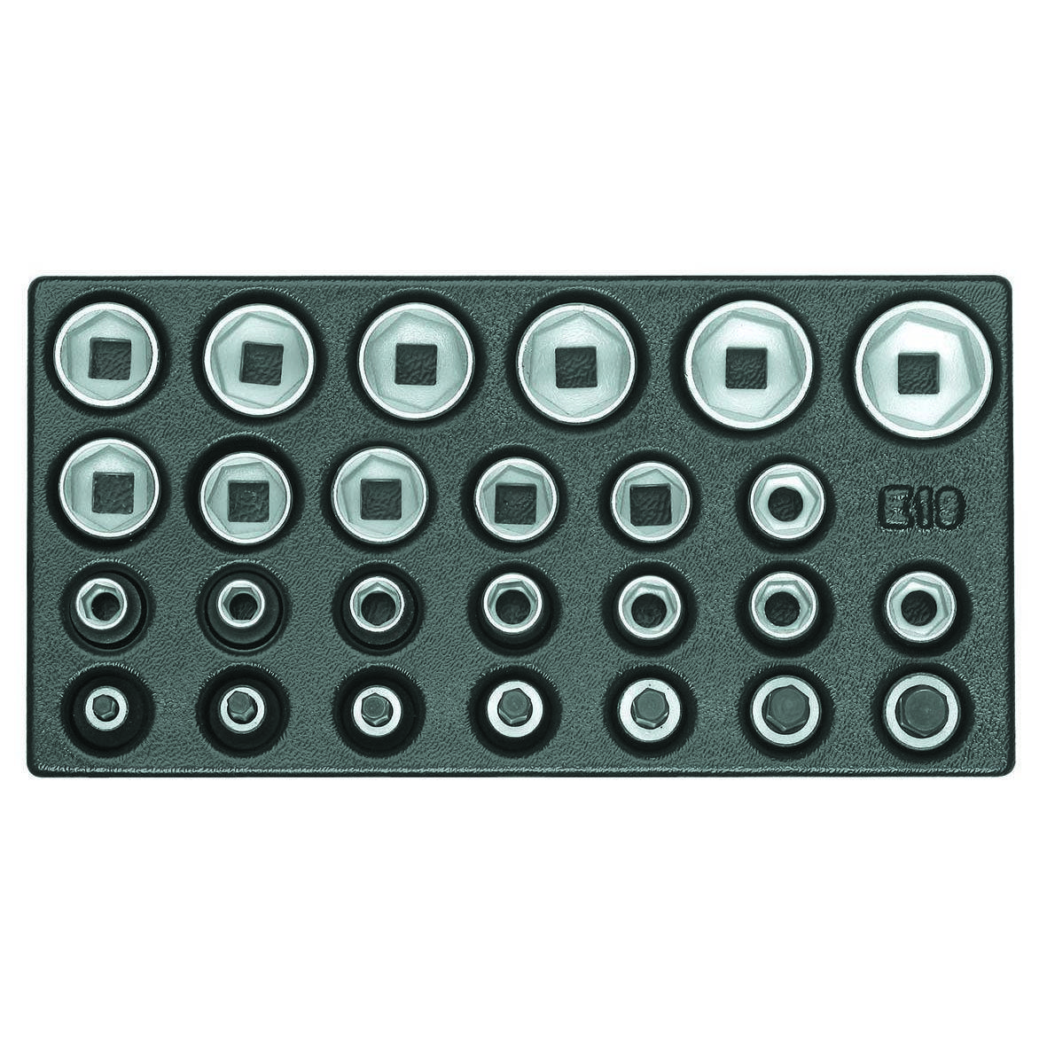 GEDORE ES-Modul leer für 1/2" Steckschlüsseleinsätze