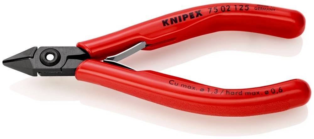 Knipex-Werk Elektronik-Seitenschneider 75 02 125 SB