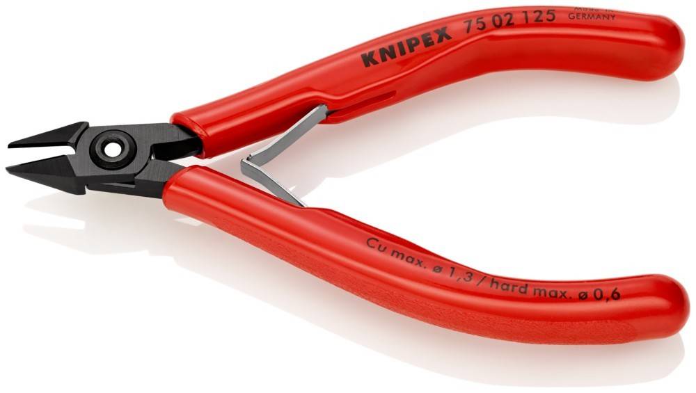 Knipex-Werk Elektronik-Seitenschneider 75 02 125 SB