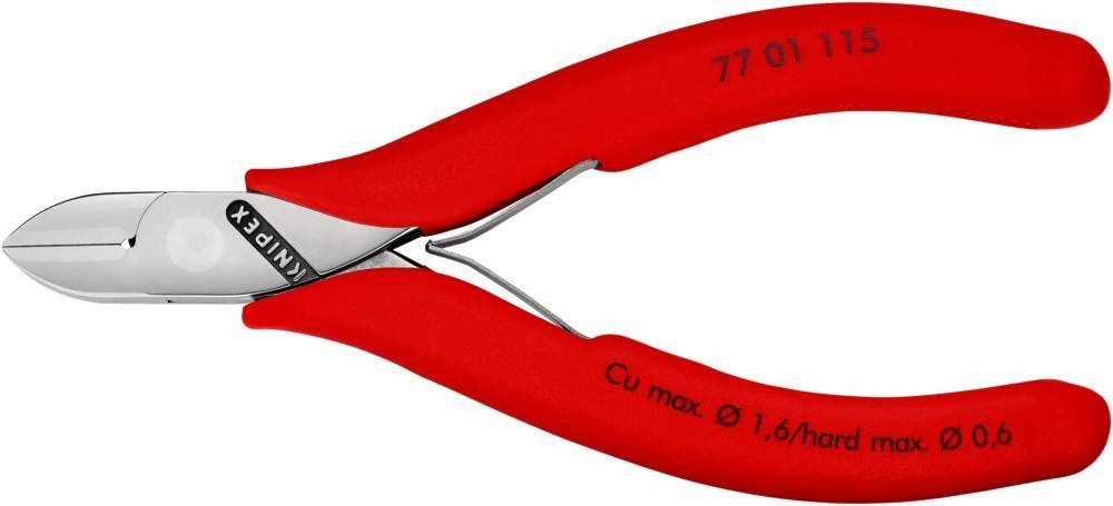 Knipex-Werk Elektronik-Seitenschneider 77 01 115 SB