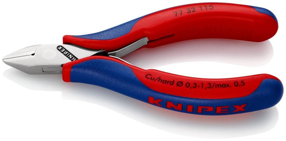 Knipex-Werk Elektronik-Seitenschneider 77 32 115 SB