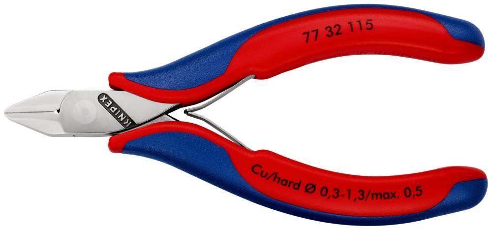 Knipex-Werk Elektronik-Seitenschneider 77 32 115 SB