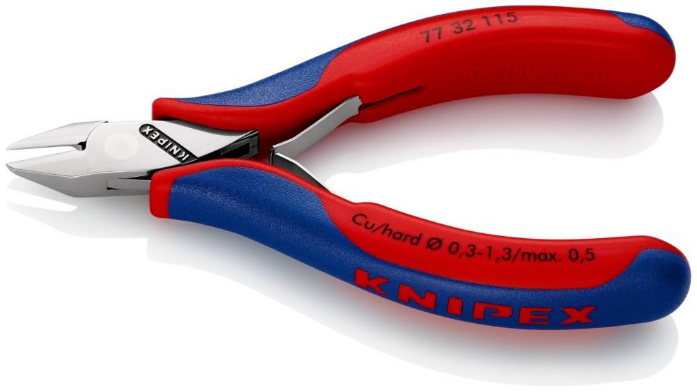 Knipex-Werk Elektronik-Seitenschneider 77 32 115 SB