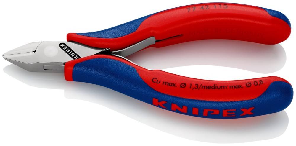 Knipex-Werk Elektronik-Seitenschneider 77 42 115 SB