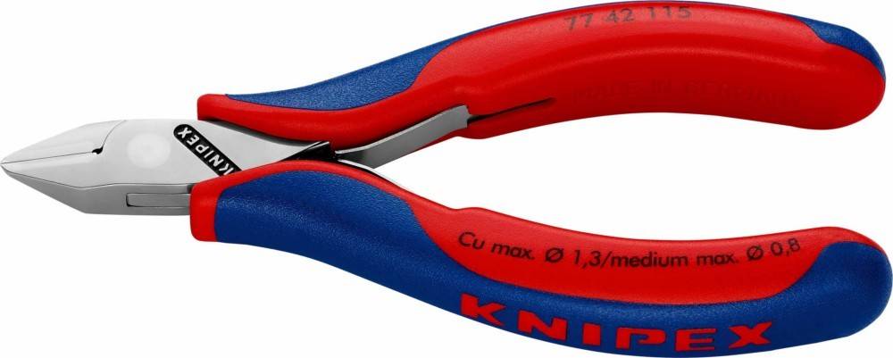 Knipex-Werk Elektronik-Seitenschneider 77 42 115 SB