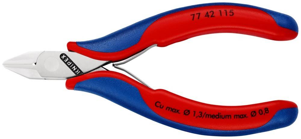 Knipex-Werk Elektronik-Seitenschneider 77 42 115 SB