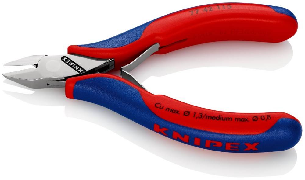 Knipex-Werk Elektronik-Seitenschneider 77 42 115 SB
