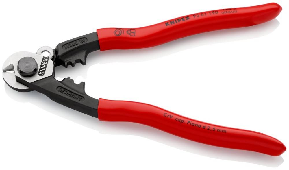 Knipex-Werk Drahtseilschere 95 61 190 SB