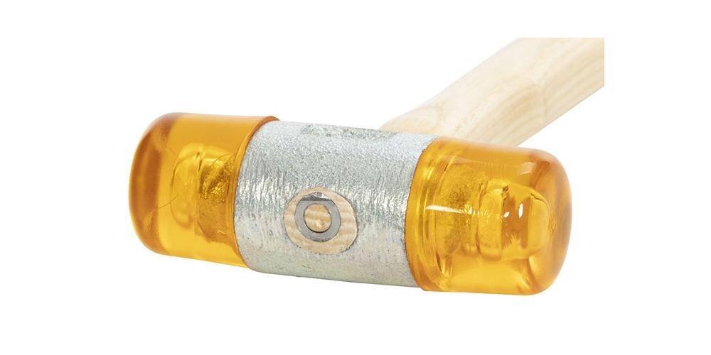 PICARD Plastikhammer 252/20 ES Plastik gelb Eschenstiel