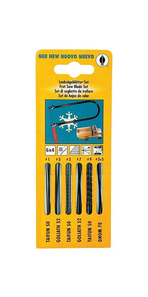 PUK Laubsägeblättersortiment 24-teilig passend für Handsägebögen für