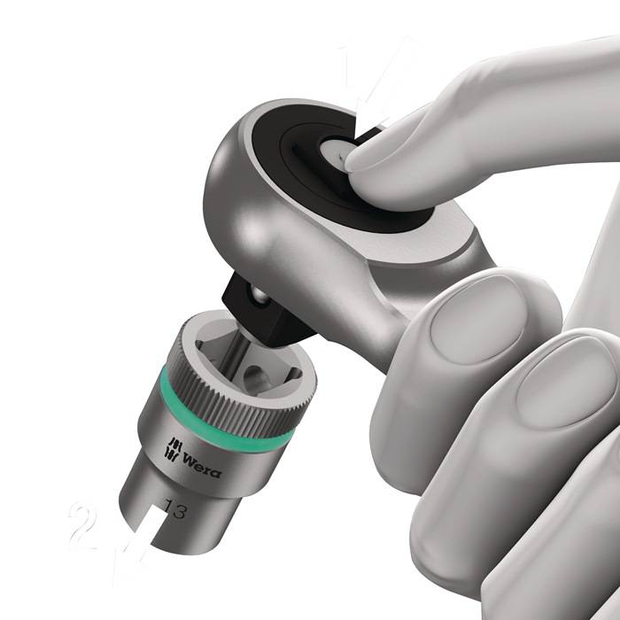 D.-Knarre Zyklop Metal push 3/8 Zoll 38 Z.L.222mm