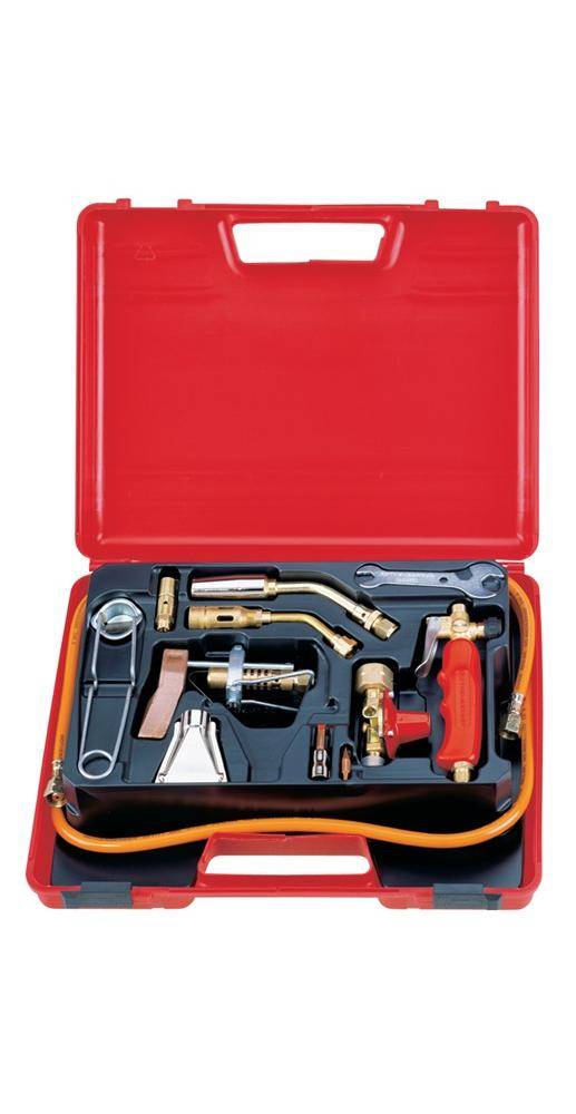 ROTHENBERGER Hart-/Weichlötgarnitur im Kunststoffkoffer 16-teilig