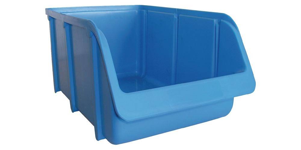 Hünersdorff Sichtlagerkasten L242/203xB146xH127mm PP blau stapelbar