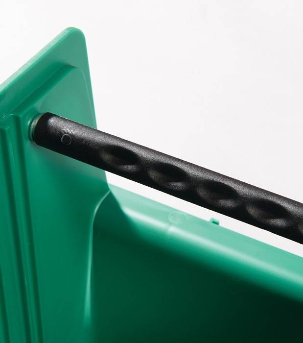 Sichtlagerkasten LK L500/450xB300xH200mm PS grün LA-KA-PE