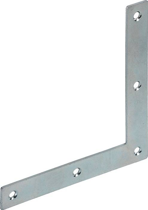 Eckwinkel L.120x120mm B.20mm S.2,0mm STA blau verz.VORMANN