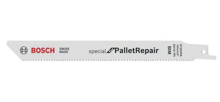 Säbelsägeblatt S 725 VFR Special for Pallet Repair L.190mm Dicke 1,25mm BIM 5St.