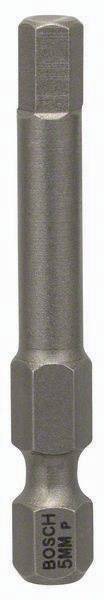 Schrauberbit Extra-Hart ISO1173 E6.3 HEX 5 L.49mm 1/4Zoll-Außen-6kt 3er Pack