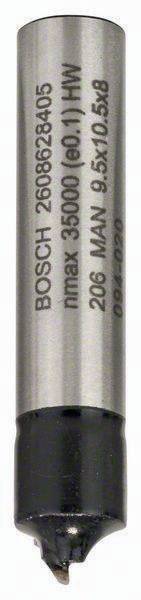 Viertelstabfräser Arbeits-L.10,2mm D.9,5mm L.41mm Schaft 8mm Radius 3,2mm BOSCH