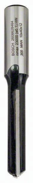 Nutfräser Standard for Wood Arbeits-L.40mm D.10mm L.81mm Schaft 12mm Bosch