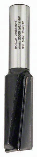 Nutfräser Standard for Wood Arbeits-L.40mm D.18mm L.81mm Schaft 12mm Bosch