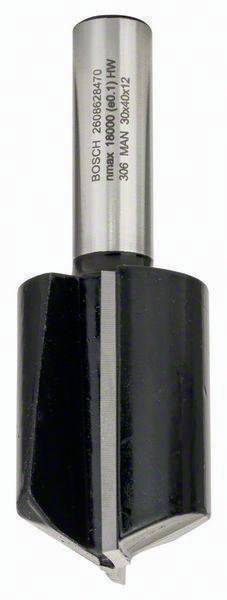 Nutfräser Standard for Wood Arbeits-L.40mm D.30mm L.81mm Schaft 12mm Bosch