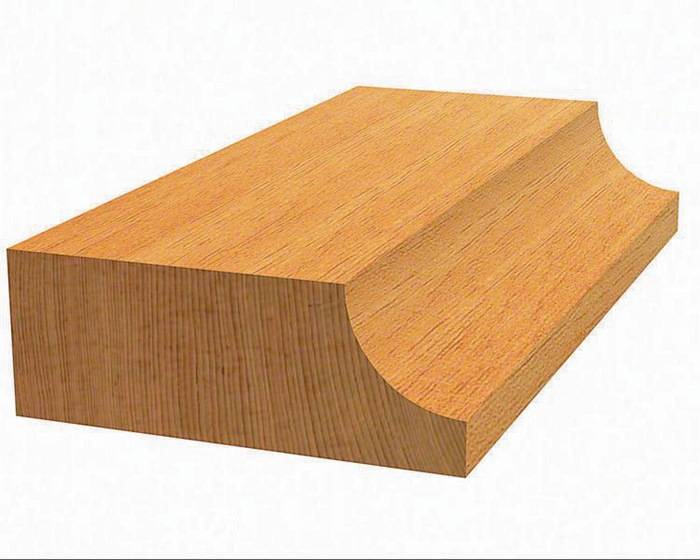 Profilfräser F Arbeits-L.16,5mm D.35mm L.59mm Schaft 8mm Radius 9,5mm Bosch