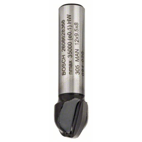 Bosch Hohlkehlfräser, 8 mm, R1 6 mm, D 12 mm, L 9,2 mm, G 40 mm