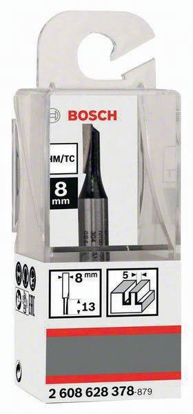 Nutfräser Standard for Wood Arbeits-L.12,7mm D.5mm L.51mm Schaft 8mm Bosch
