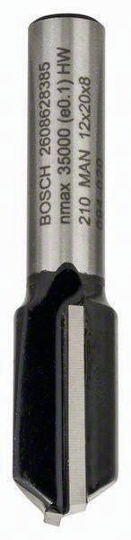 Nutfräser Standard for Wood Arbeits-L.20mm D.12mm L.51mm Schaft 8mm Bosch