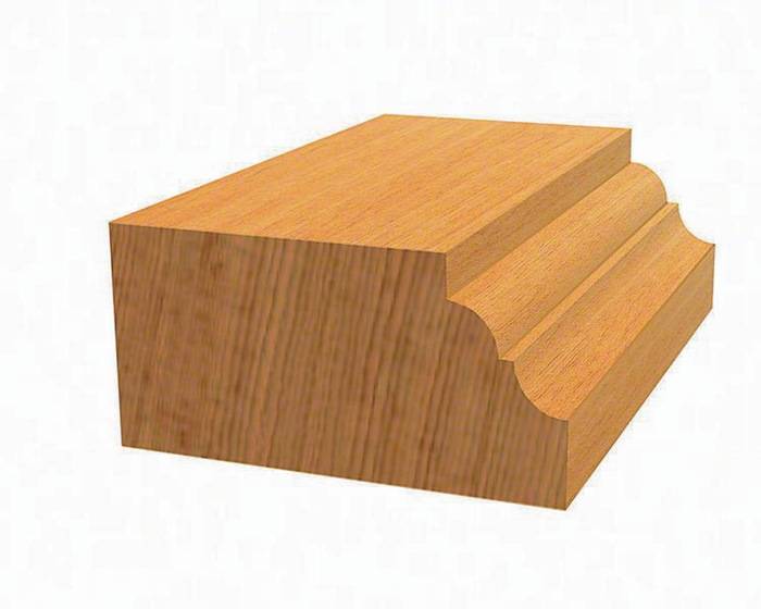Profilfräser D Arbeits-L.18mm B.15mm L.60mm Schaft 8mm Radius 6,3mm Bosch