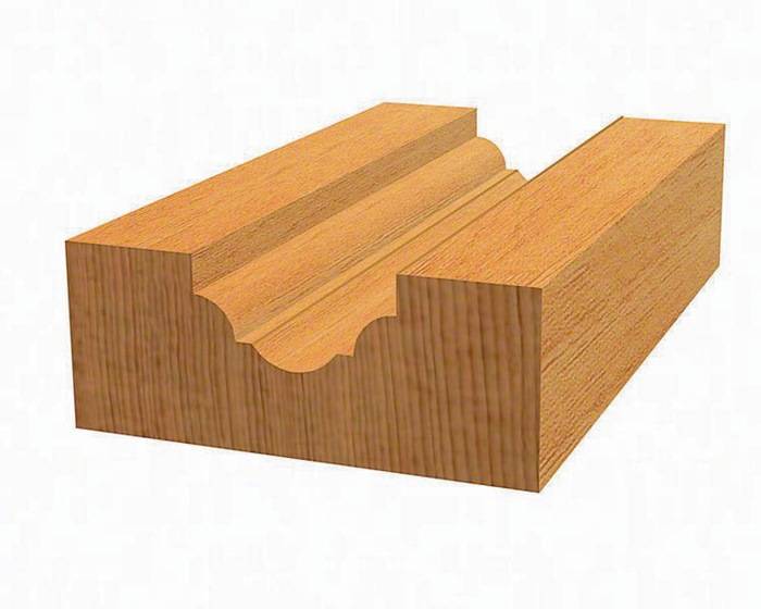 Profilfräser H Arbeits-L.12,7mm D.12,7mm L.46mm Schaft 8mm Radius 2,4mm Bosch
