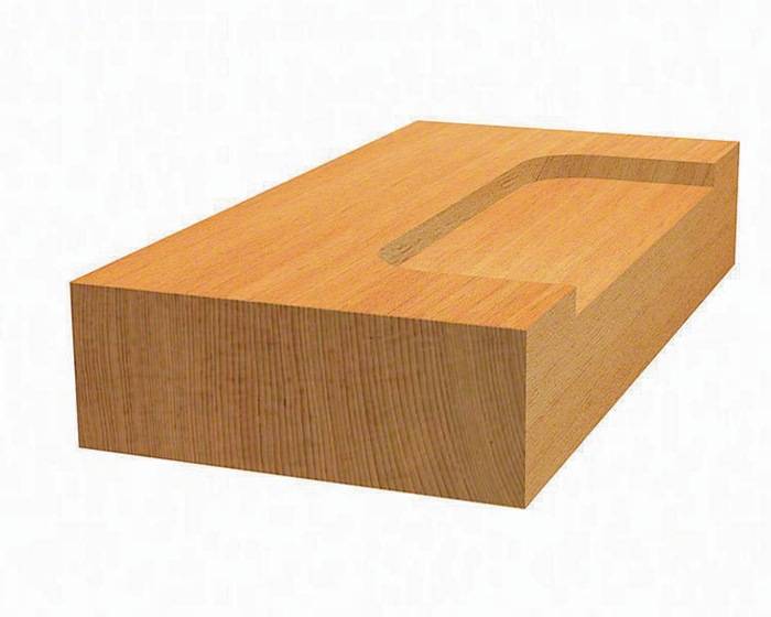 Nutfräser Standard for Wood Arbeits-L.12,7mm D.12,7mm L.50,8mm Schaft 8mm Bosch