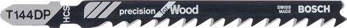 BOSCH T 144 DP Precision for Wood Stichsägeblatt 100er Pck L.100mm Zahnteilung