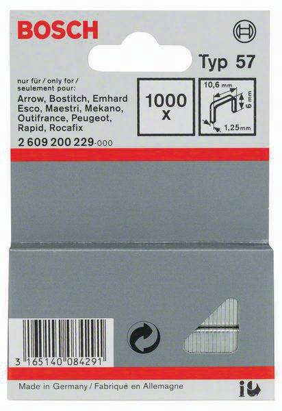 Flachdrahtklammer Typ 57 BxL 10,6x6mm Dicke 1,25mm Bosch