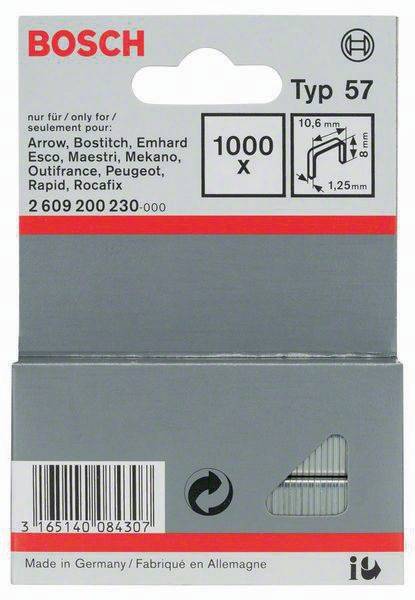 Flachdrahtklammer Typ 57 BxL 10,6x8mm Dicke 1,25mm Bosch