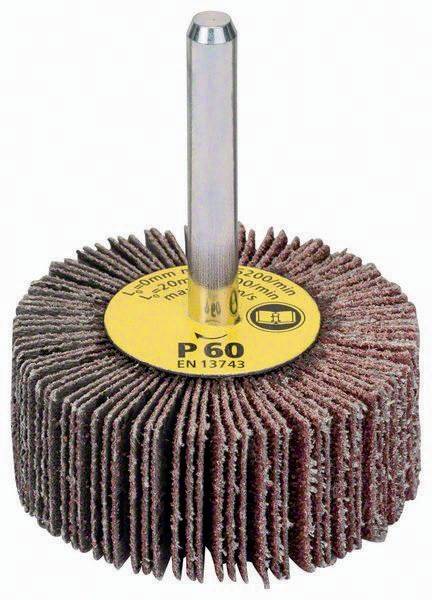 Lamellenschleifer DxL 50x20mm Spannschaft 6mm Korund Körnung 60 Bosch
