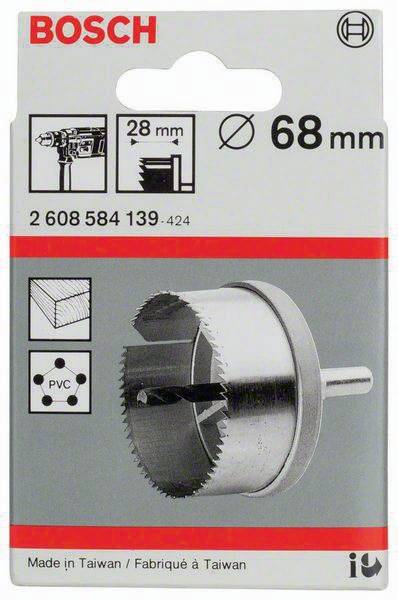 Sägekranz D.68mm Arbeits-L.28mm f.Holz/besch.Spanplatten/Ku./Alu Bosch