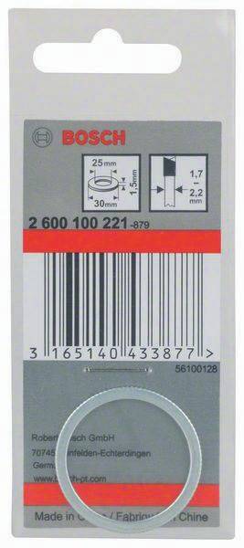 Reduzierring D.30mm Bohrung 25mm Dicke 1,5mm f.Kreissägeblätter Bosch