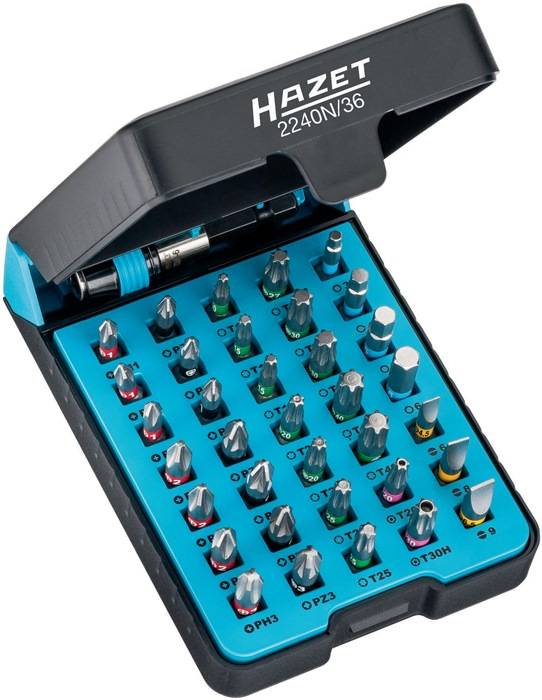 Bitsatz 2240N/36 36-tlg.Pozidriv Pro PZ HAZET