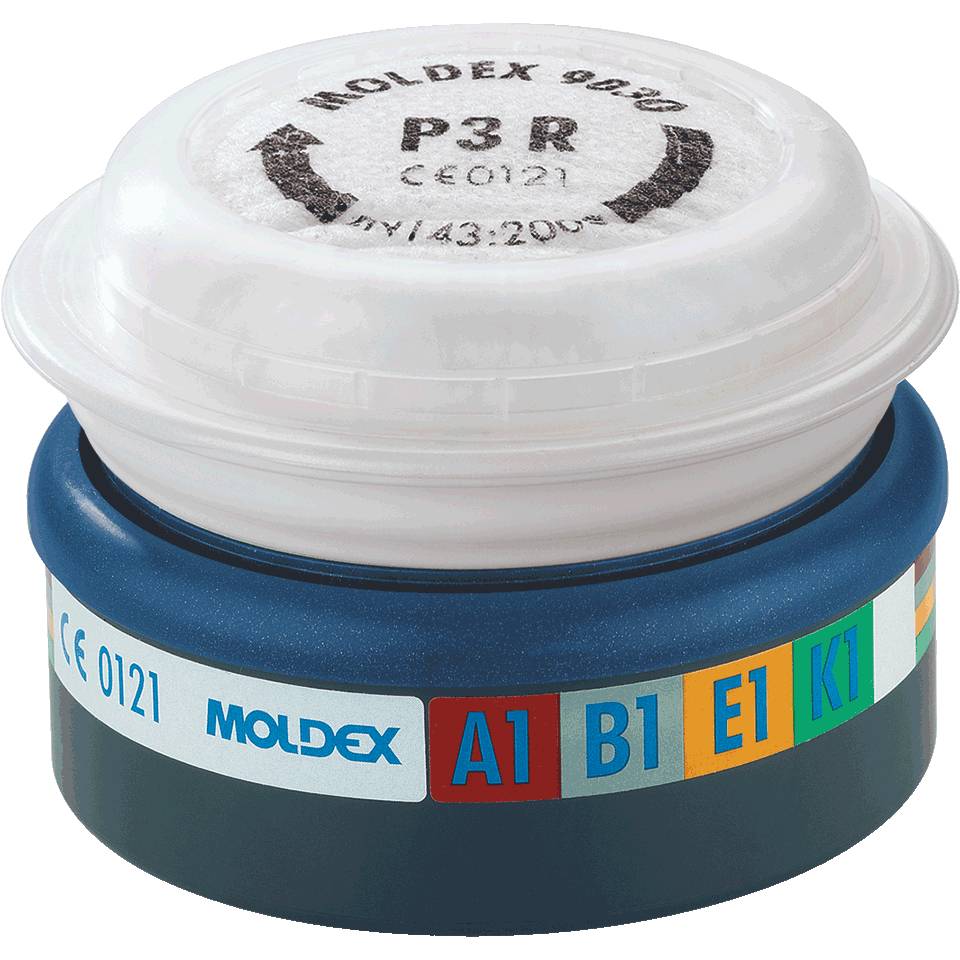 MOLDEX EasyLock® Kombifilter ABEK1P3 R, EN 14387:2004+A1:2008, 6/VE
