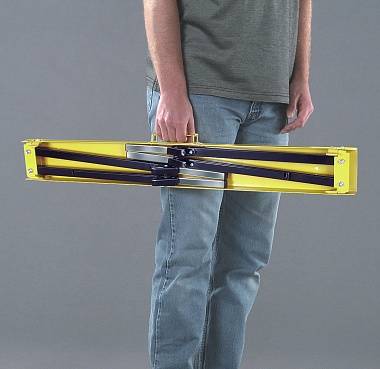 Brennenstuhl MB 120 KH, Kunststoff, Stahl, Grau, Gelb, 120 kg, 960 mm, 860 mm, 6,3 kg