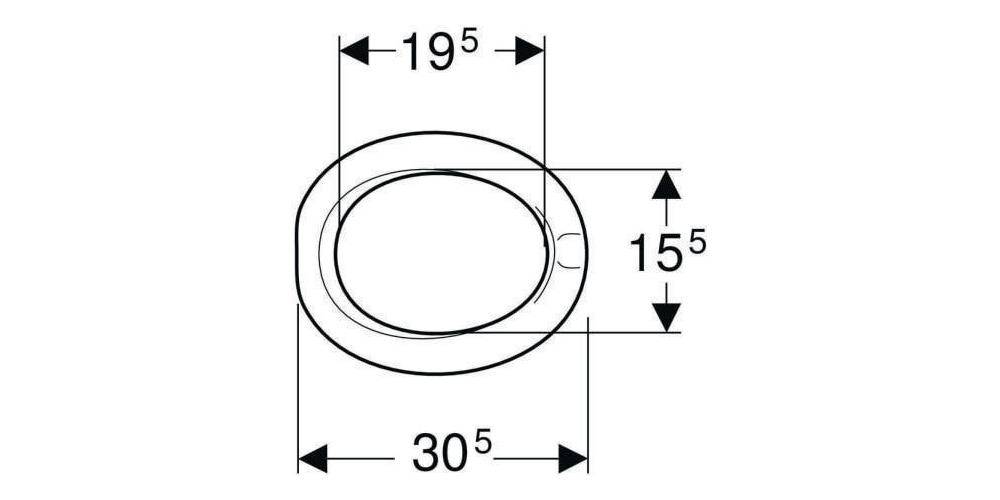 Geberit WC-Sitzring BAMBINI rubinrot