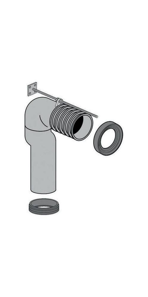 Villeroy & Boch V&B Vario-Abflussbogen für Abgang senkrecht, d= 100mm