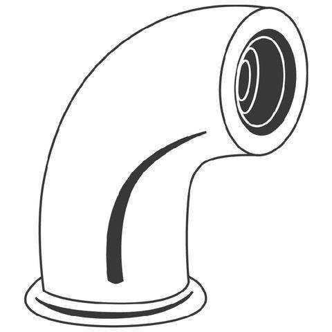 GROHE Standanschluss DN 15 Steckanschluss chrom/gold