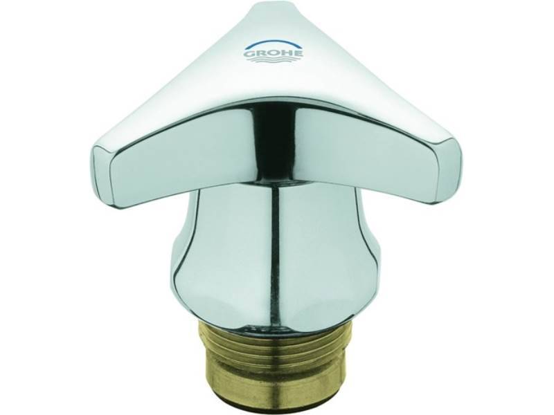 GROHE 11104000 Oberteil Trecorn-Griff chrom Markierung blau