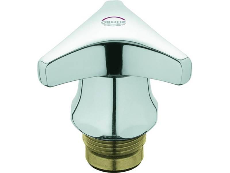 GROHE 11105000 Oberteil Trecorn-Griff chrom Markierung rot